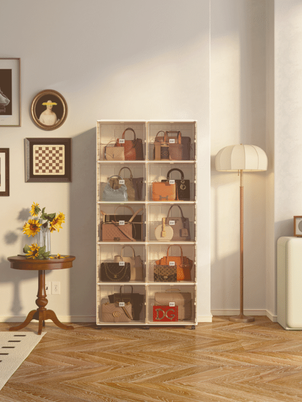 Bag Cabinet 2 Row 10 Box  – Classic Brown