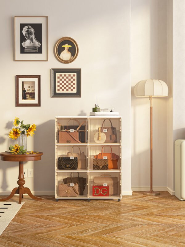 Bag Cabinet 2 Row 6 Box  – Classic Brown